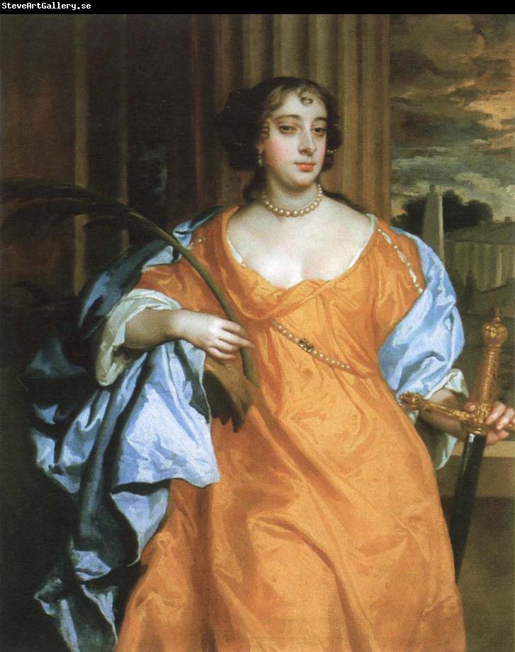 Sir Peter Lely barbara villiers,duchess of cheveland as st.catherine of alexandria